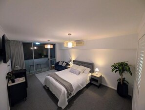 1 makuuhuone, silitysrauta/-lauta, Wi-Fi, vuodevaatteet