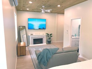 Deluxe-Doppelzimmer, Gartenblick | Wohnbereich