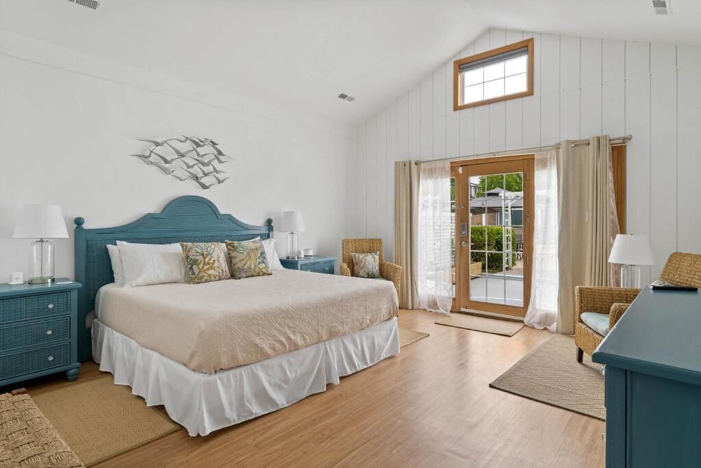 Deluxe-Doppelzimmer, Terrasse, Blick auf den Innenhof