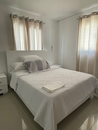 Elegant Modern 3-Bedroom Apartment with Pool & A/C – Ground Floor in Santiago