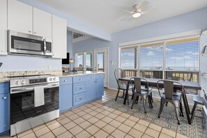 Fridge, microwave, oven, stovetop - Waterfront Home with Private Sound Access & Walk to Gulf Beaches (Dauphin Island)