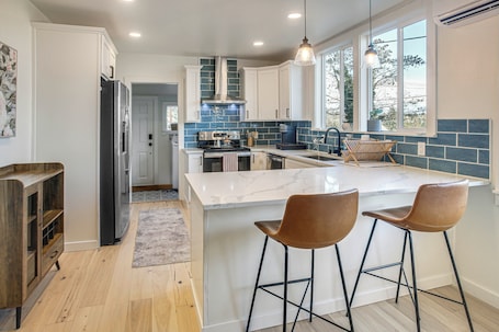 House (2 Bedrooms) | Front of property. Walk to Shipyard: Bremerton Home w/ Patio!