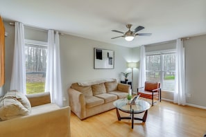 House (3 Bedrooms) | Interior - Family-ready Efland Home w/ Hot Tub + Deck (Efland)