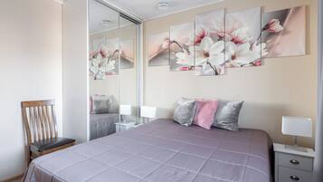 Cabaña Confort, 3 habitaciones, vista al patio