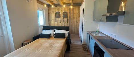 Deluxe Apartment, 1 Bedroom, River View | Private kitchen