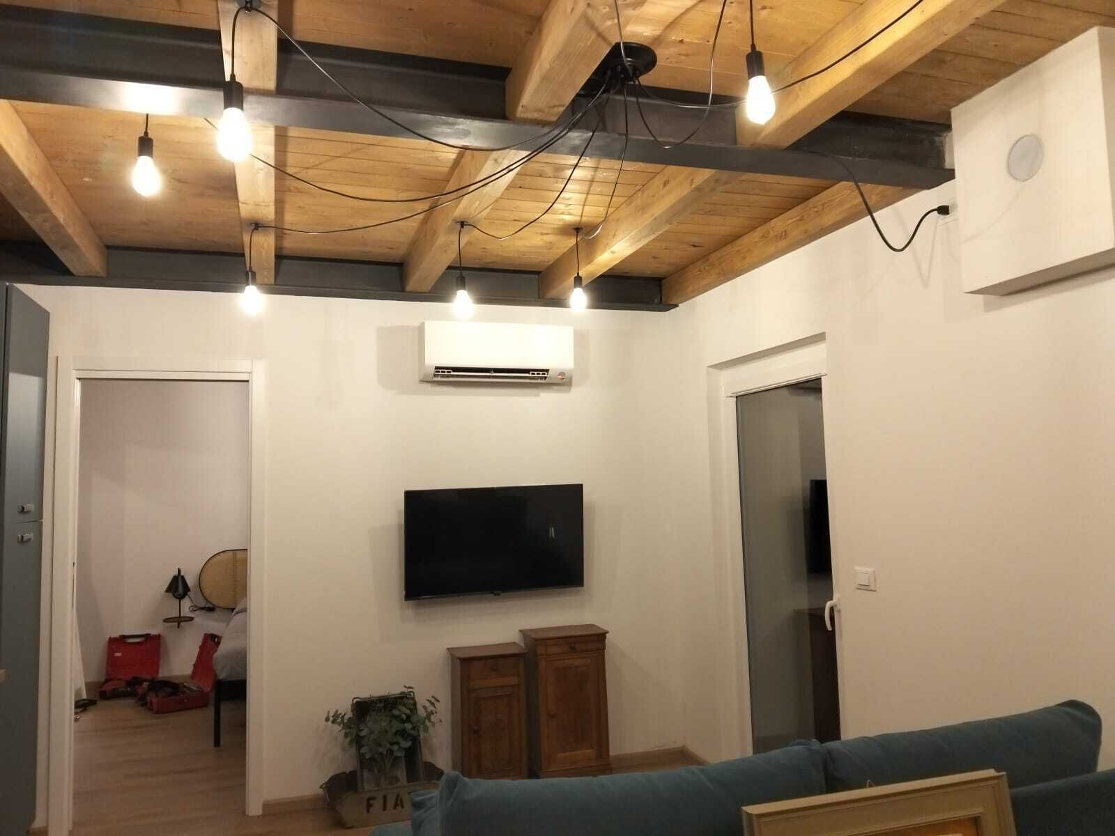 Deluxe Apartment, 1 Bedroom, River View | Living area