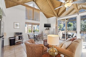Studio | Living area | Smart TV, streaming services - Desert Escape With Private Balcony Condo (Indian Wells)
