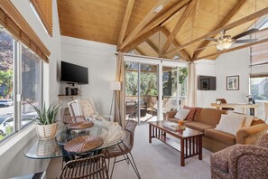 Studio | Living area | Smart TV, streaming services - Desert Escape With Private Balcony Condo (Indian Wells)