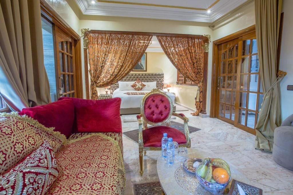 Suite Deluks, pemandangan kebun | Area keluarga