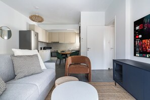 Suite - strandudsigt | Opholdsområde