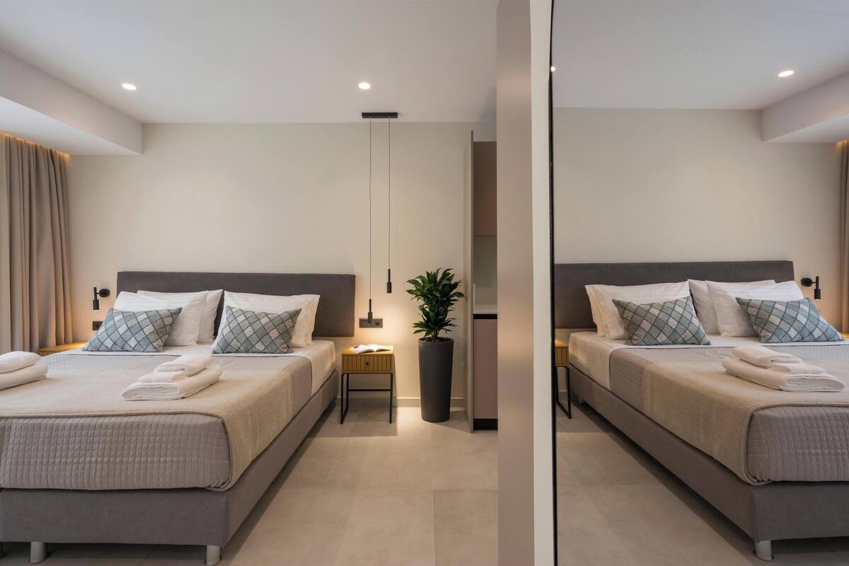 Deluxe Room No103 | Peti besi dalam bilik, langsir/tirai gelap terus, kalis bunyi 