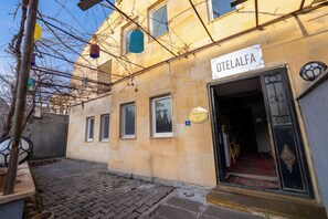 Exterior detail - Alpha Stone cave (Nevsehir)