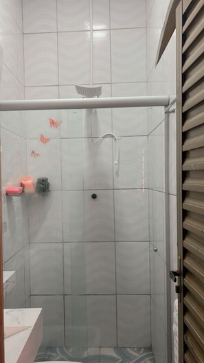 Shower, toilet paper