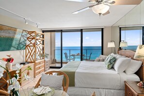 1 bedroom, iron/ironing board, free WiFi, bed sheets - SUMMER SALE! Oceanfront Studio with Spectaular Views - Mahana 913 (Lahaina)