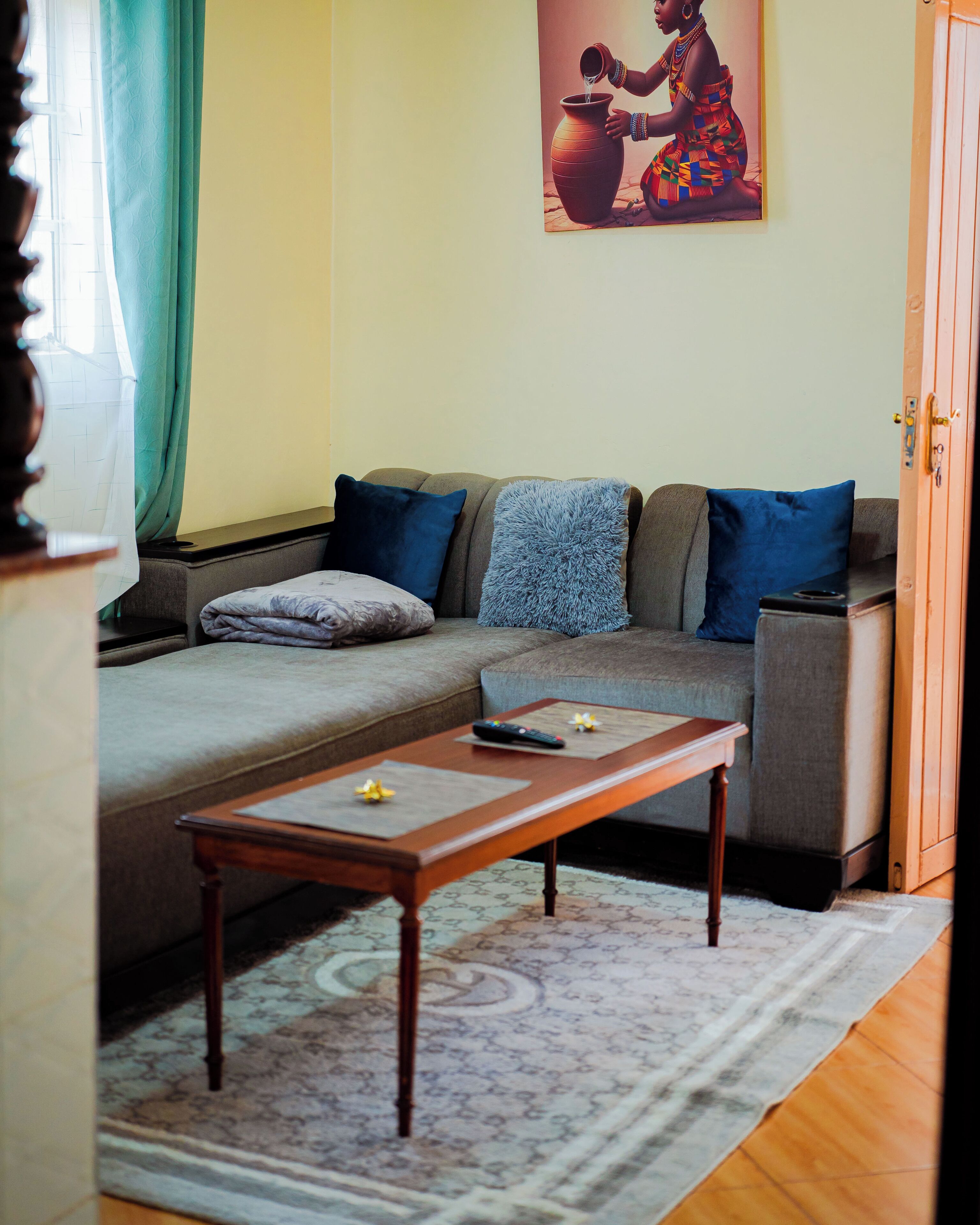 Apartment, Balcony, Garden View | Living area
