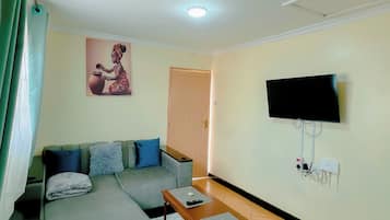 Appartement, balcon, vue jardin | Coin séjour