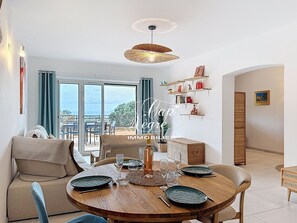 Dining - Elegant family villa with sea view for 4 people at La Fossette (Le Lavandou)