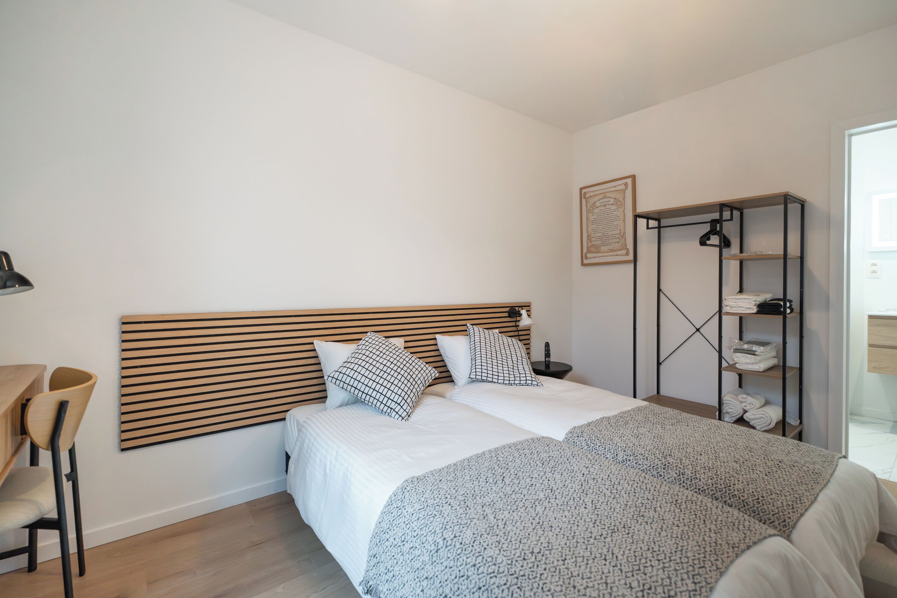 Classic Twin Room, Courtyard View | Laptop workspace, blackout curtains, iron/ironing board, free WiFi