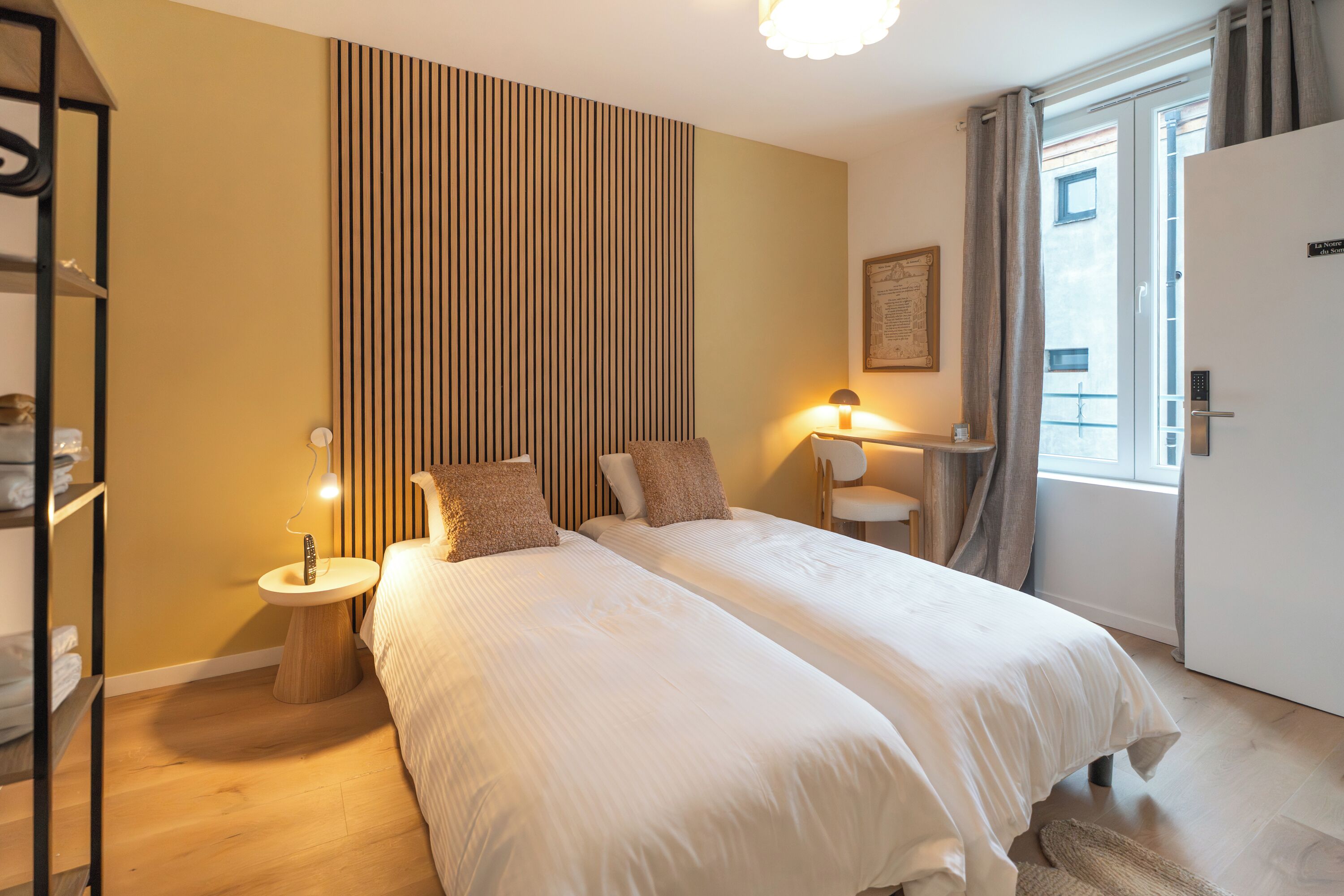 Classic Twin Room, Courtyard View | Laptop workspace, blackout curtains, iron/ironing board, free WiFi
