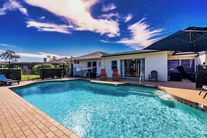 Pool - Villa Verde | 3BR Private Pool | BBQ | Mins to AMI (Bradenton)