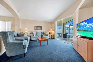 Living area - Modern 4BR Home w/Pool | 15 min Disney & Universal (Davenport)