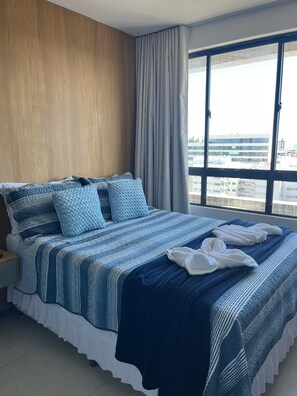 Iron/ironing board, Internet, bed sheets - Smart Stay Izidro Ponta Verde Maceió (Maceió)