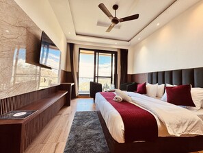 Premium-Doppelzimmer, Balkon, Bergblick