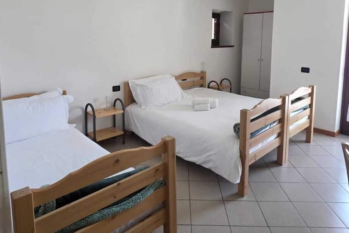 经典三人房, 阳台, 山景