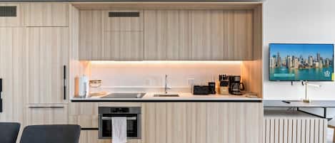Appartement, vue ville | Cuisine privée