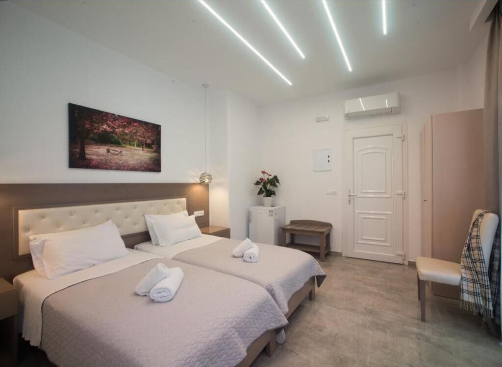 标准双床房, 阳台, 花园景观