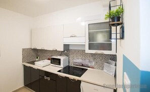 Superior Apartment | Private kitchen - Tisza Gyöngye Apartmanok (Szeged)
