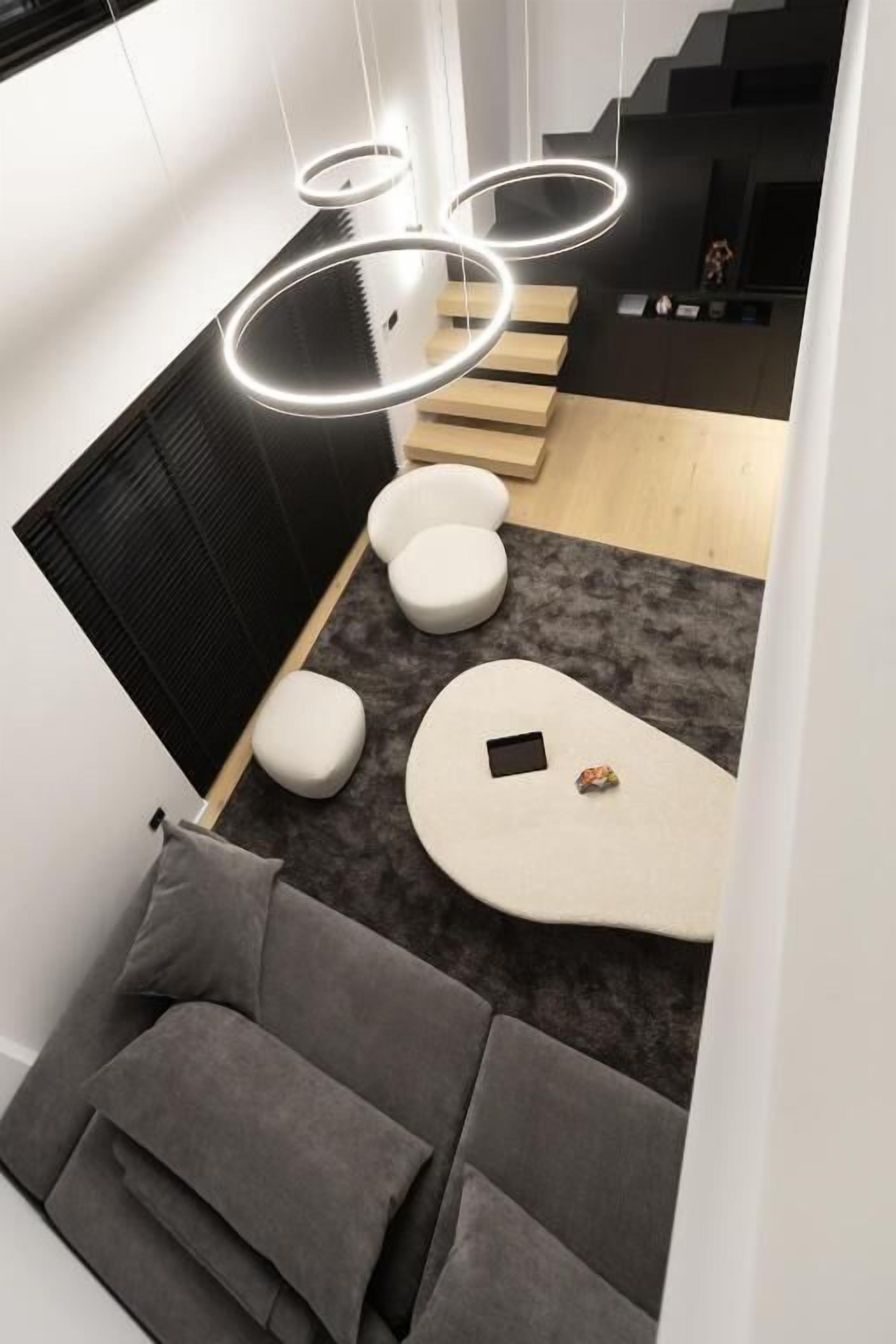 Signature Duplex, Non Smoking, City View | Living area