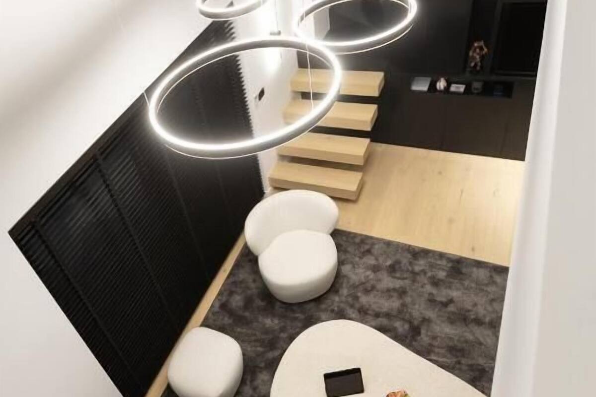 Signature Duplex, Non Smoking, City View | Living area