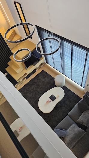 Exklusiv duplex - icke-rökare - utsikt mot staden | Vardagsrum | IPads