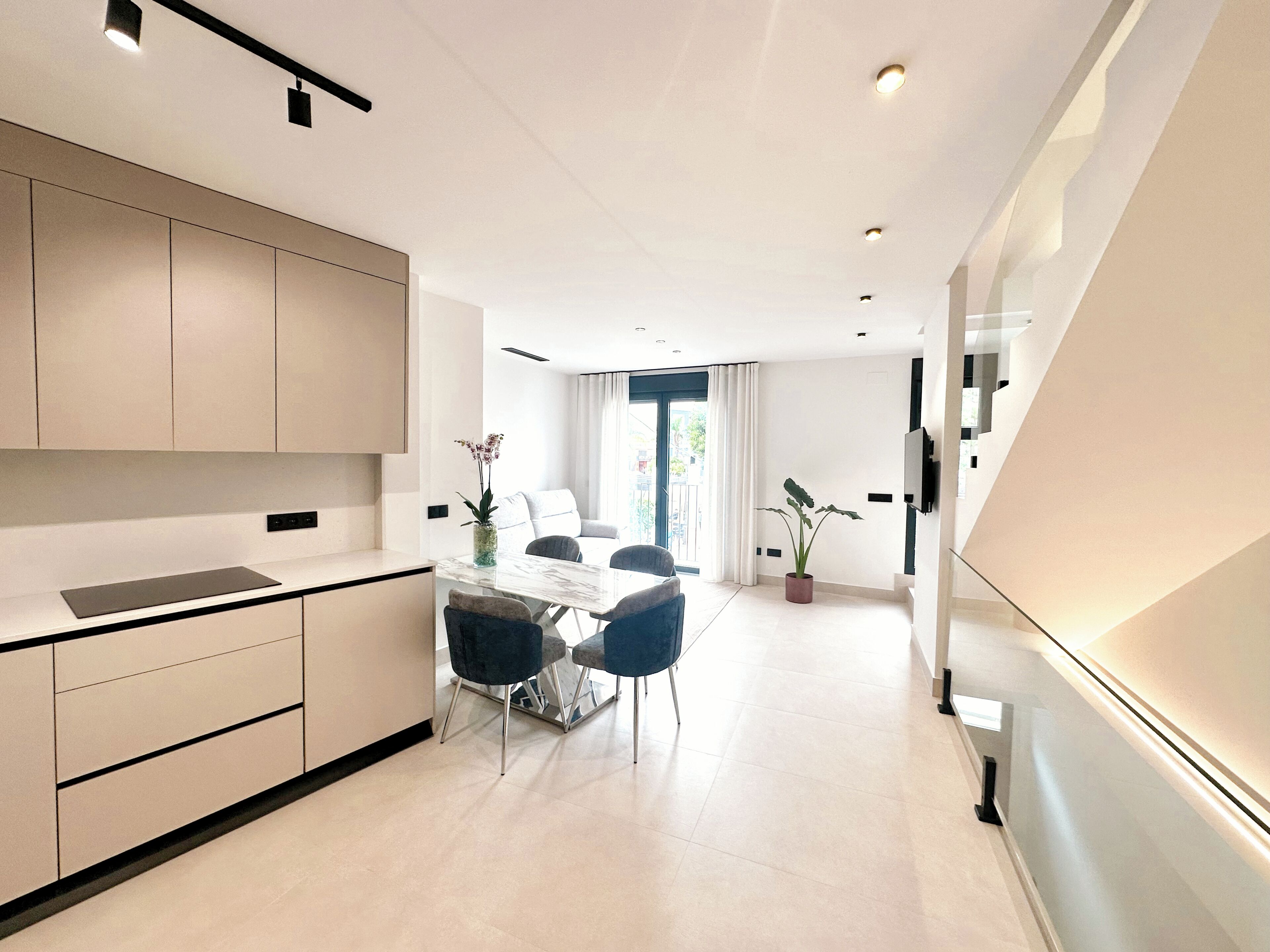 Deluxe appartement, uitzicht op tuin | Interieur