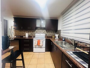 Fridge, microwave, oven, stovetop - Perfect family getaway on the east coast of Puerto Rico! Beach apartment. (Rio grande)