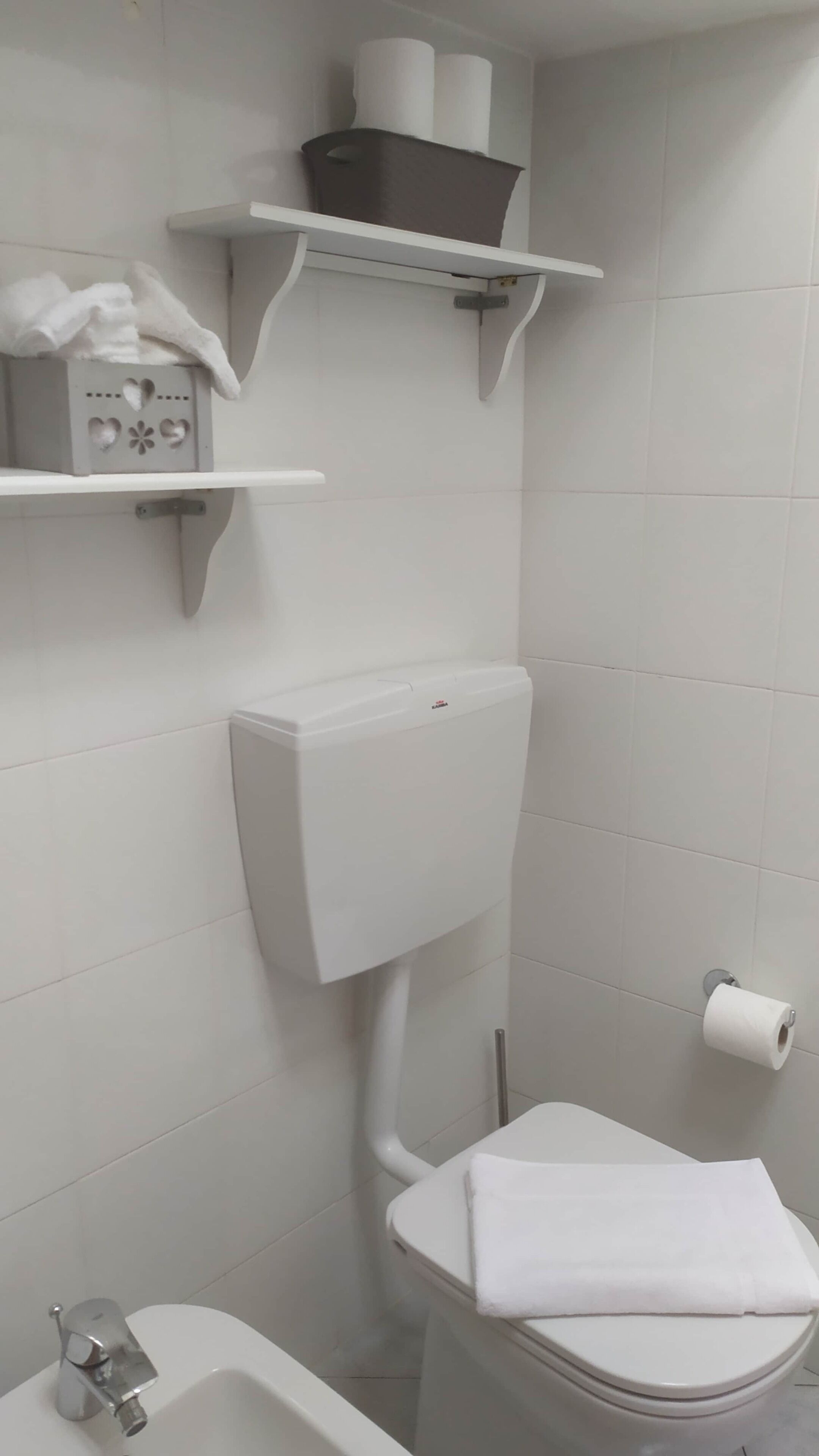 Dusj, hårføner og bidé