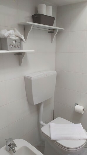 Douche, sèche-cheveux, bidet