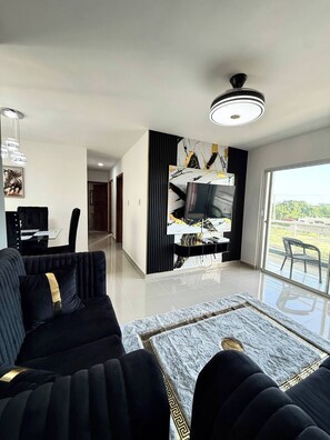 Apartment, 2 Bedrooms, Balcony | Living room - Apartment In Boca Chica Near Airport & Beach (Boca Chica)