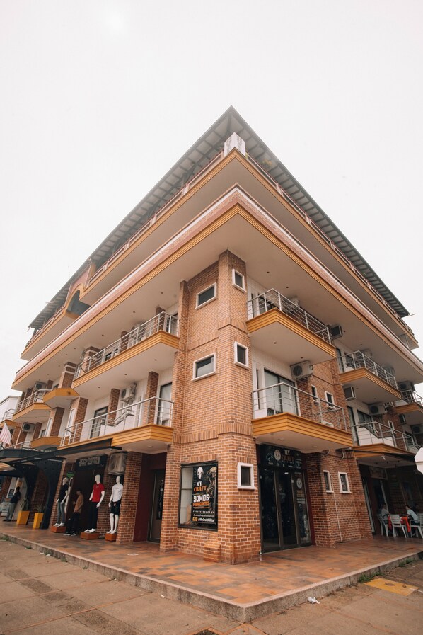 Fassade der Unterkunft