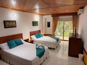 Twin Room, Balcony | In-room safe, free WiFi, bed sheets - Hotel Capital Inn San Jose (San Jose del Guaviare)