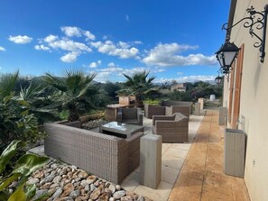 Terrace/patio - Mallorca Finca Aria vacation home a quiet paradise for family & friends (Búger)