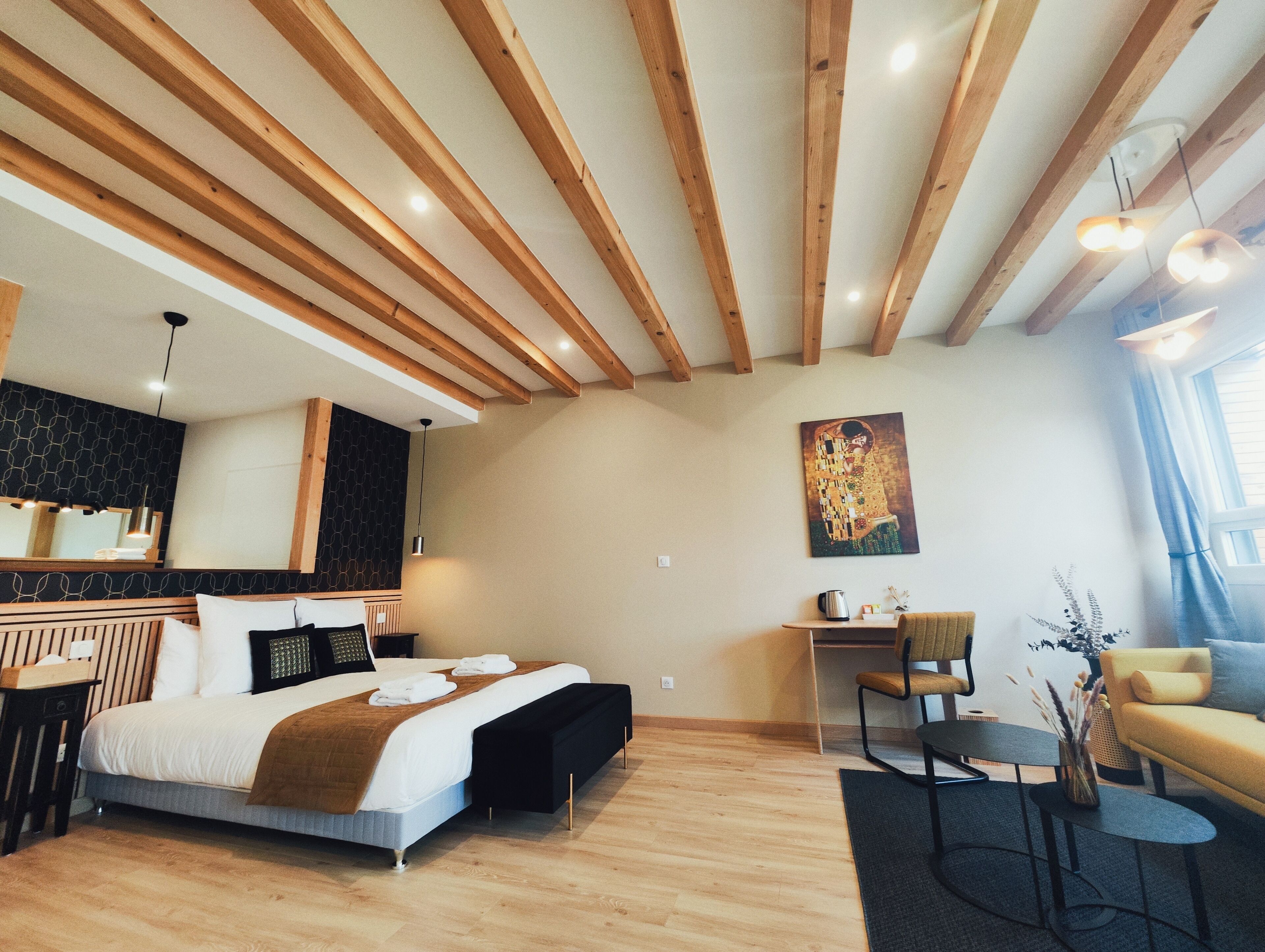 Signature suite, uitzicht op tuin