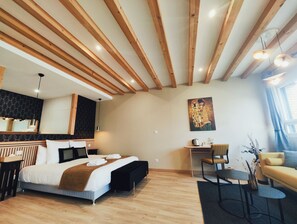 Signature suite, uitzicht op tuin