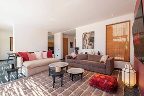 Living area - Villa Dar Bohō - Swimming pool not overlooked (MARRAKECH)