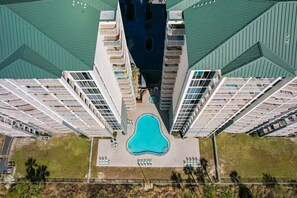 Pool - 2BR Beachfront Condo Long Beach Resort 6th Floor On Site Snack Bar (Panama City Beach)