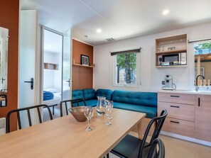 Dining - Mobile home with terrace - 6 guests (Verruyes)