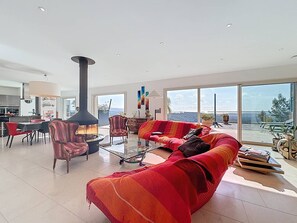 TV, ping pong - Exceptional villa, sea view - 12 guests (Ollioules)