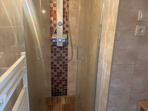 Bathroom - Studio with panoramic view - 3 guests (Le Barcarès)