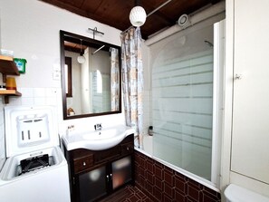 Bathroom - Cozy studio, slopes view - 4 guests (Pra-Loup)